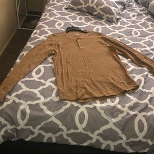 Mustard long sleeve thermal